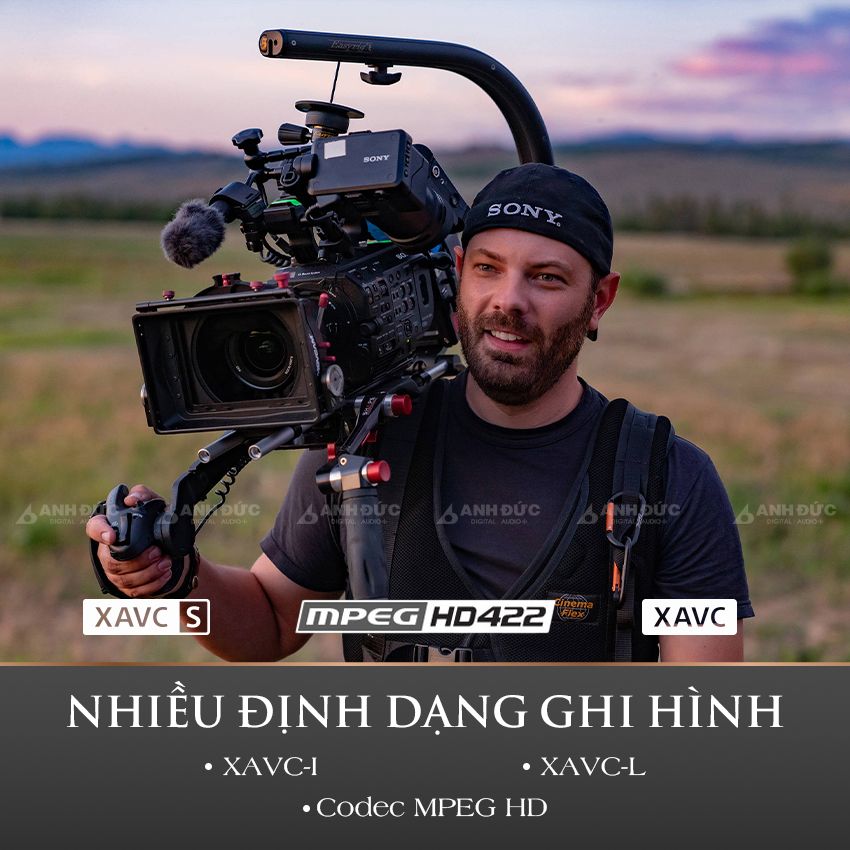 PXW-FX9V - Nhiều định dạng ghi