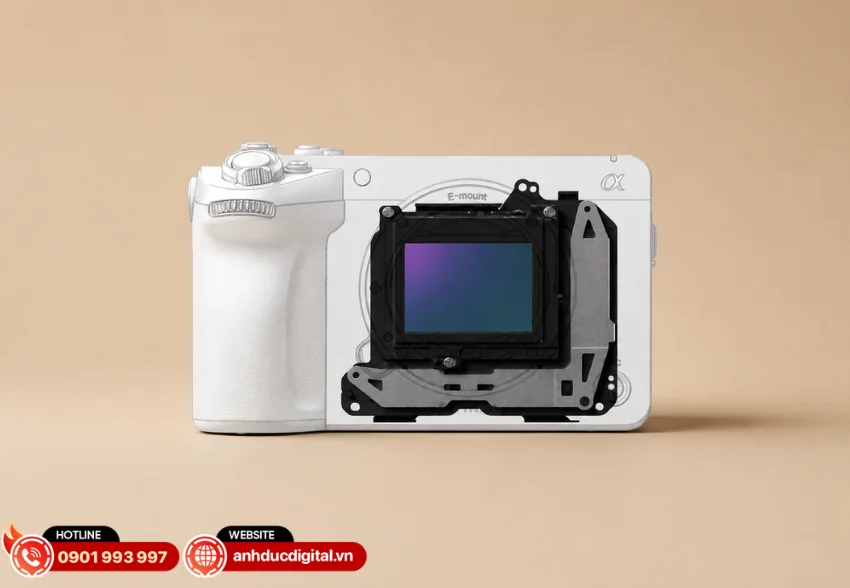 Sony FX5 được trang bị cảm biến Full-frame Exmor RS CMOS xếp chồng với độ ph&acirc;n giải 16.6MP