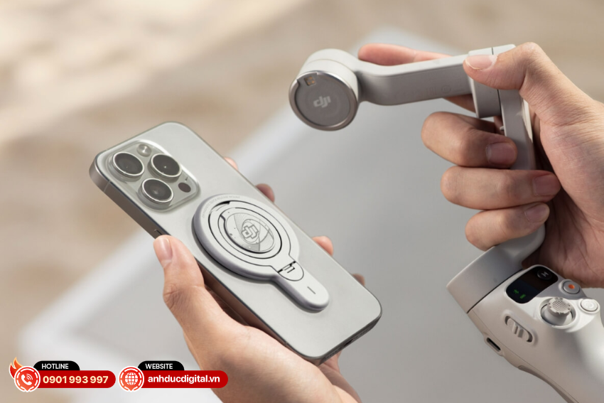 Khả năng tương thích điện thoại Android, IOS của Gimbal DJI 7