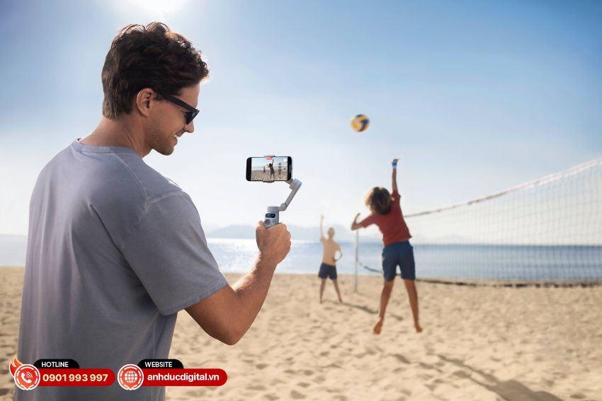 Quay phim ngoài trời cùng DJI Osmo mobile 7