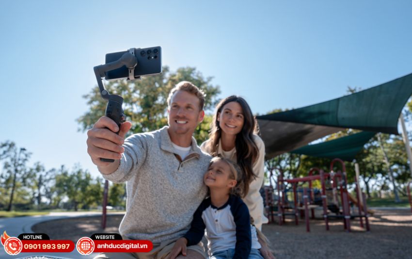 Khả năng xoay 360 độ toàn cảnh của Osmo Mobile 8