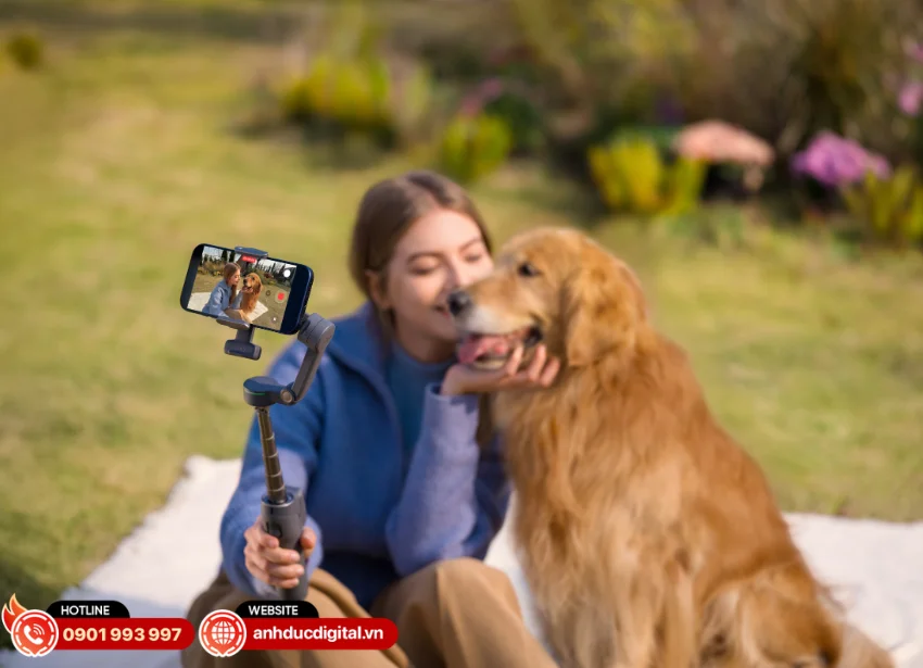 Multifunctional Module 2 gi&uacute;p DJI Osmo Mobile 8P c&oacute; khả năng theo d&otilde;i nhiều loại chủ thể