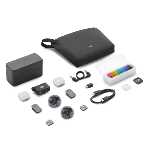 DJI Mic Mini 2 | 2 TX + 1 RX + Charging Case | Glaze White (Chính hãng)