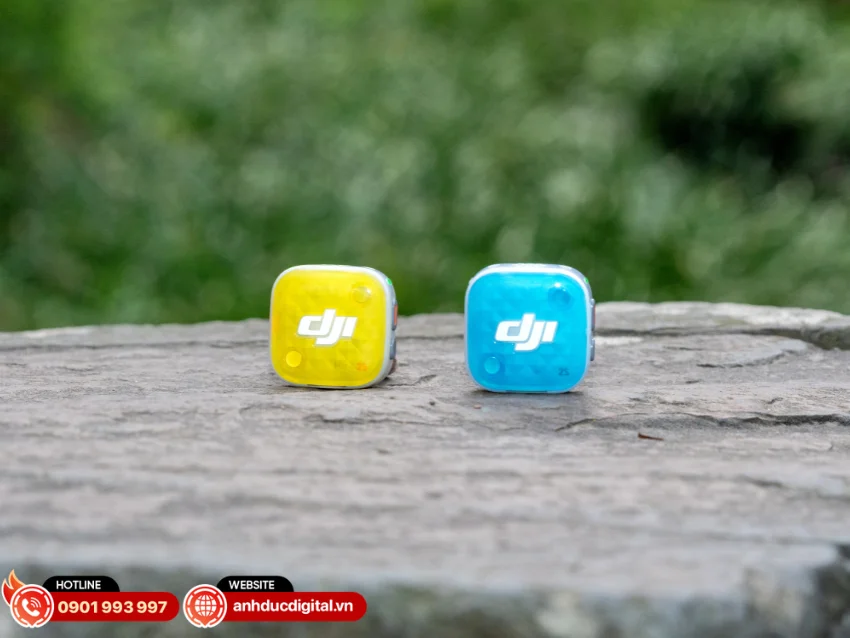 DJI Mic Mini 2S hỗ trợ các mặt trước nam châm với nhiều màu sắc khác nhau