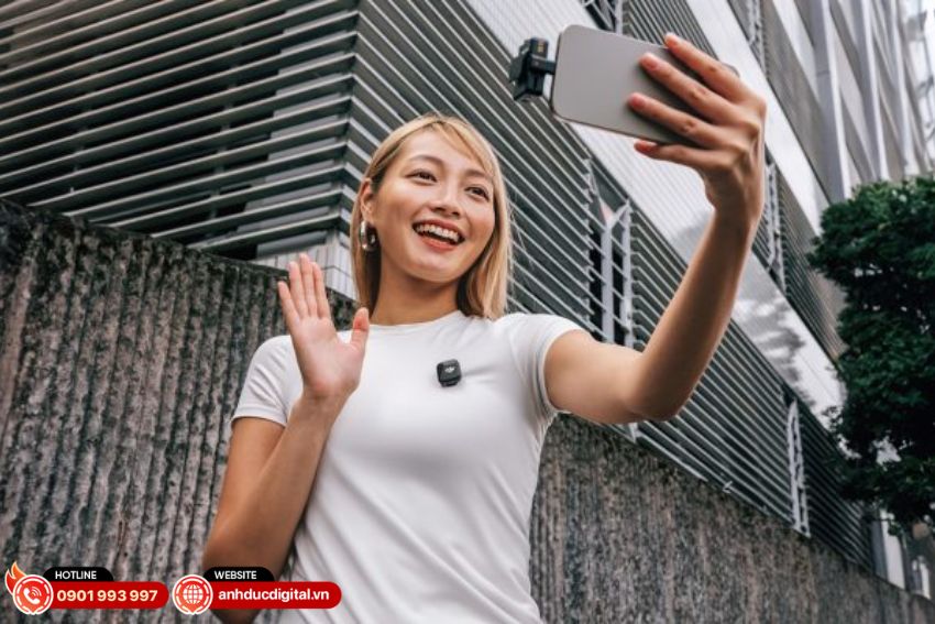 DJI Mic Mini với dung lượng pin 48h