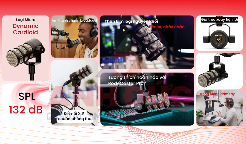 Microphone Rode PodMic