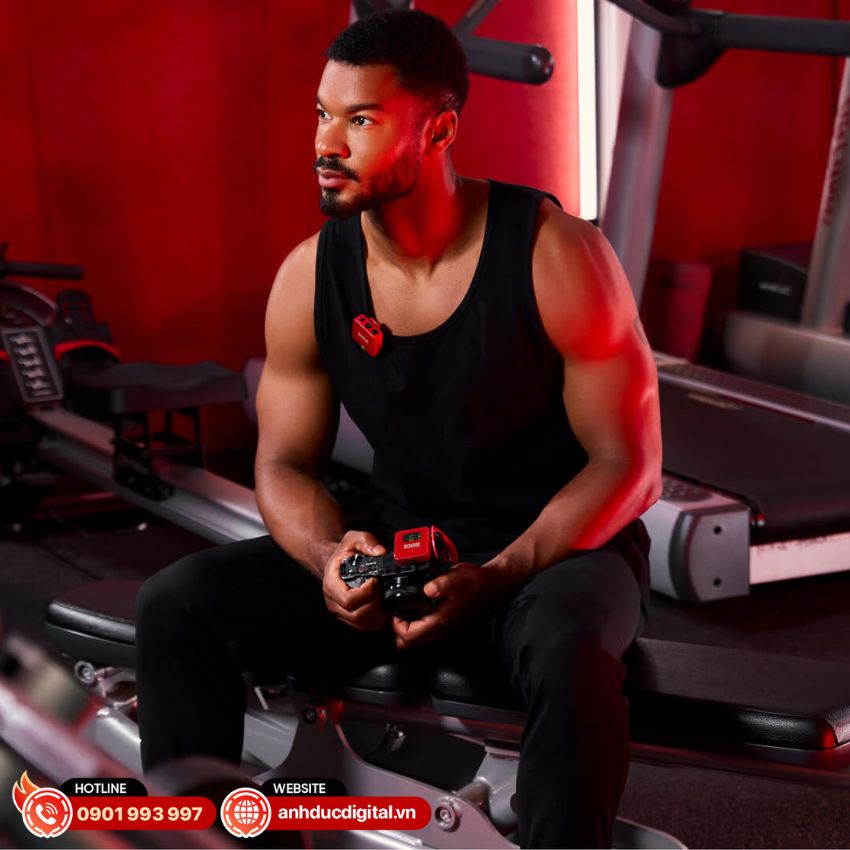 Transmitter Rode Wireless Go III bản màu đỏ