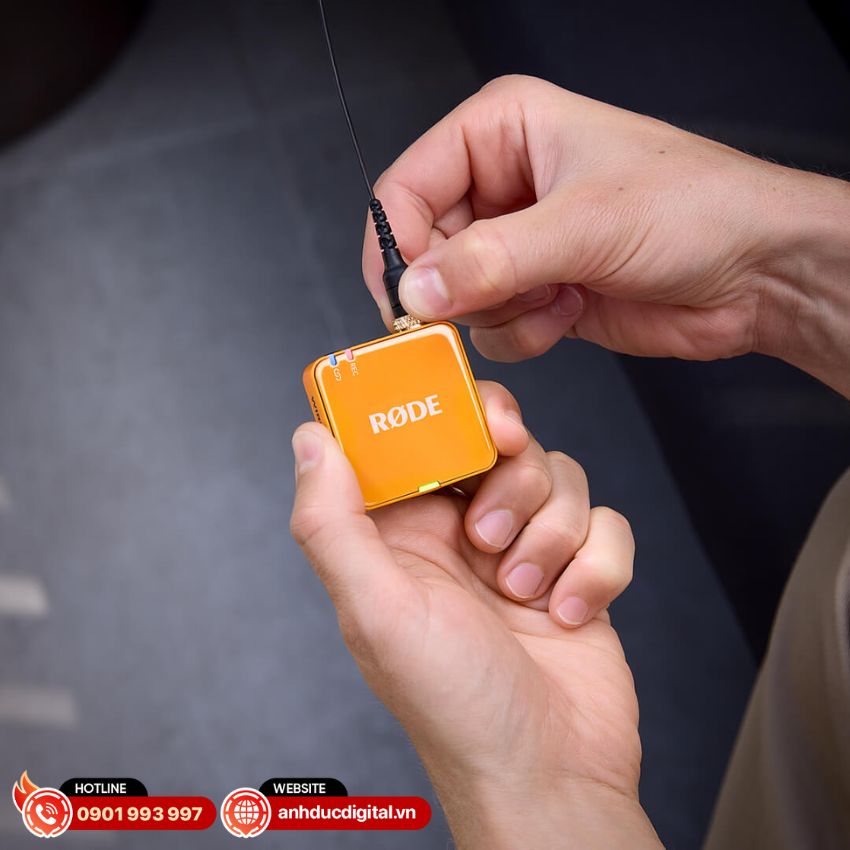 kết nối với Transmitter Wireless Go 3 màu vàng