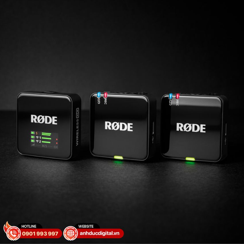 bộ phát, thu Rode Go III màu đen black