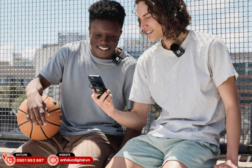 Microphone Wireless Me tương thích trên điện thoại
