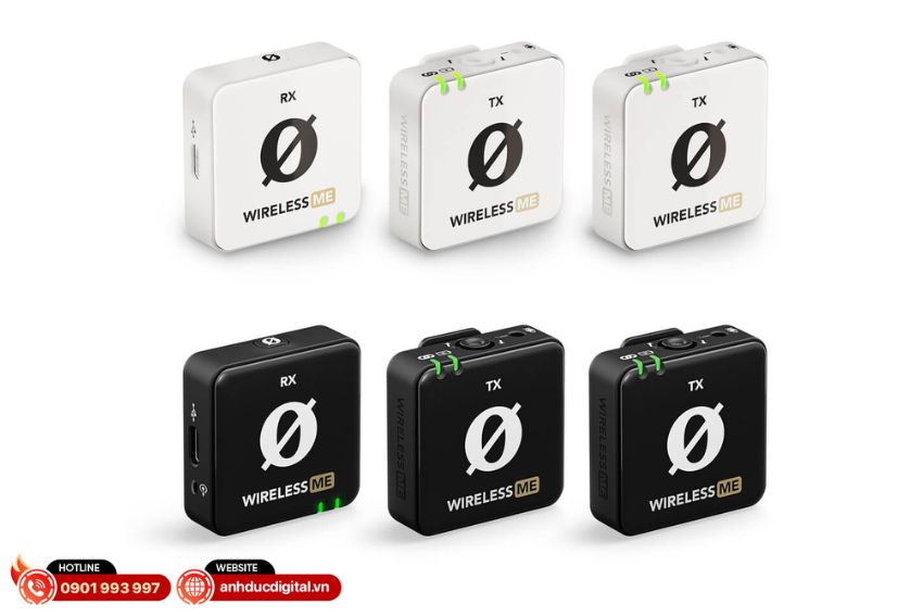 Microphone Wireless Me Dual Black and White