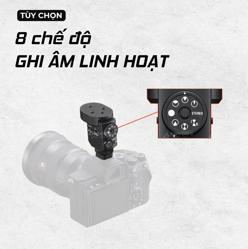Sony ECM-M1 - 8 chế độ ghi