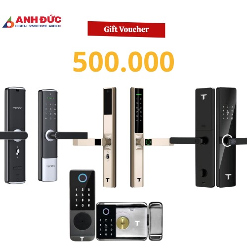Voucher 500.000đ khi mua khóa thông minh Tenon AL06, K6, K60,G3