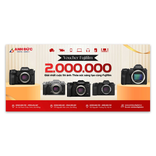 Voucher mua Máy ảnh Fujifilm trị giá 2.000.000