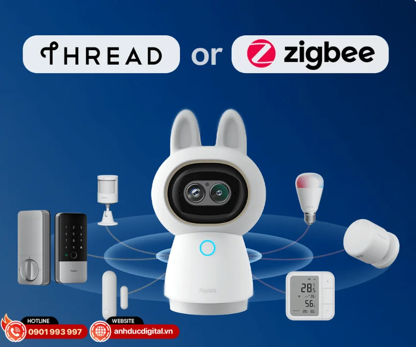 Aqara G350 hoạt động như một bộ điều khiển trung tâm nhà thông minh với khả năng hỗ trợ Zigbee, Thread và Matter