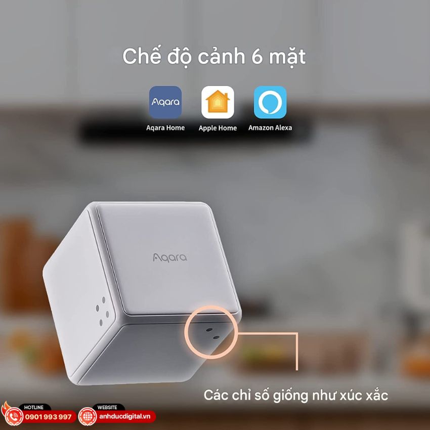 Hộp điều khiển ngữ cảnh Aqara Cube T1 Pro - 1