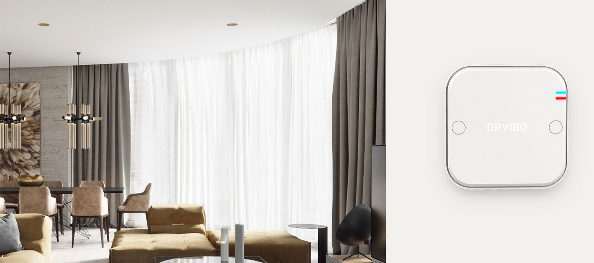 Bộ nhận tín hiệu cảm biến thông minh Orvibo CD10ZW 01