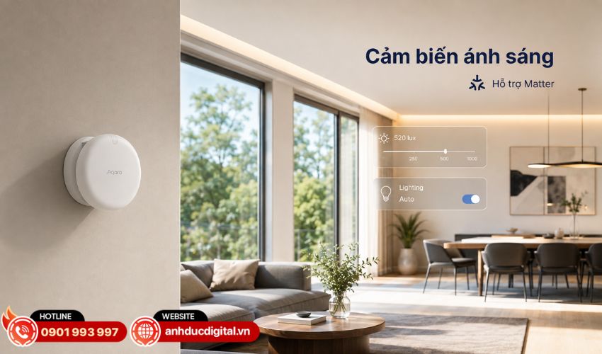 T&iacute;ch hợp cảm biến &aacute;nh s&aacute;ng, tối ưu hệ thống chiếu s&aacute;ng