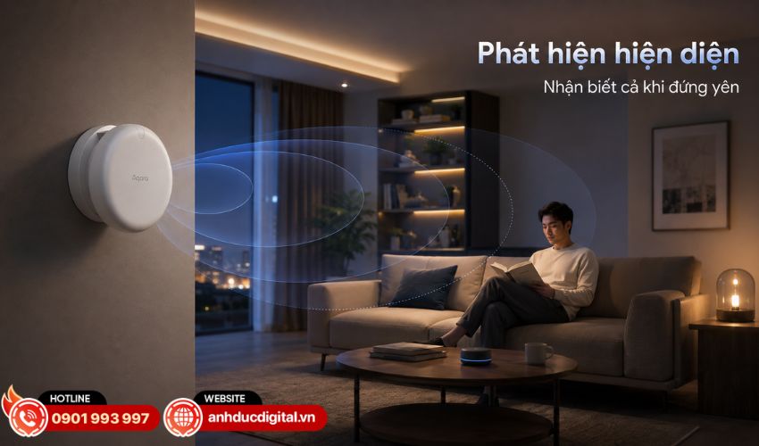Ph&aacute;t hiện hiện diện ch&iacute;nh x&aacute;c ngay cả khi người d&ugrave;ng đứng y&ecirc;n
