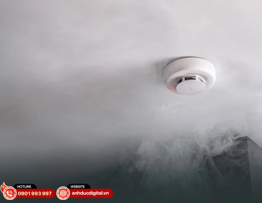 Cảm biến khói Aqara SD-S01D sử dụng công nghệ cảm biến khói quang điện có độ nhạy cao