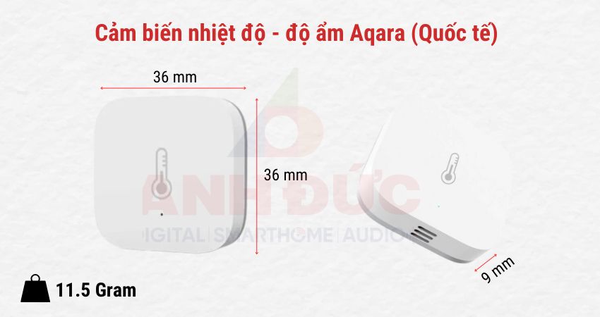 Cảm biến nhiệt độ - độ ẩm Aqara