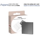 Công tắc dán tường không dây Aqara H1 2 nút | Gray WRS-02 (Quốc tế)