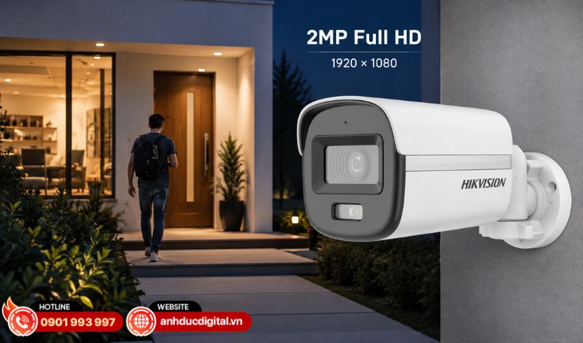 H&igrave;nh ảnh Full HD 2MP r&otilde; n&eacute;t