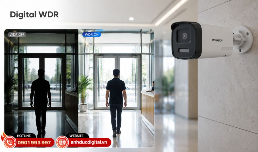 Digital WDR c&ugrave;ng nhiều c&ocirc;ng nghệ xử l&yacute; h&igrave;nh ảnh