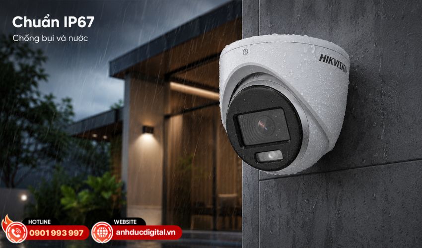 Thiết kế kim loại bền bỉ, đạt chuẩn IP67