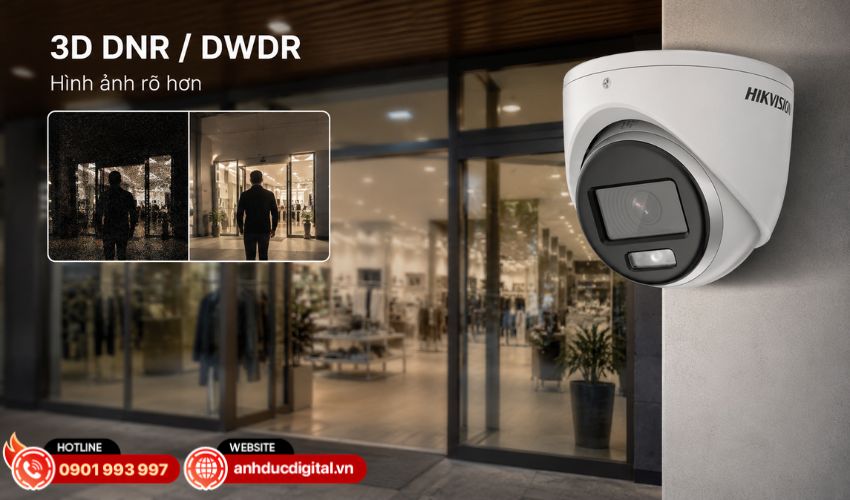 C&ocirc;ng nghệ 3D DNR v&agrave; DWDR cải thiện chất lượng h&igrave;nh ảnh