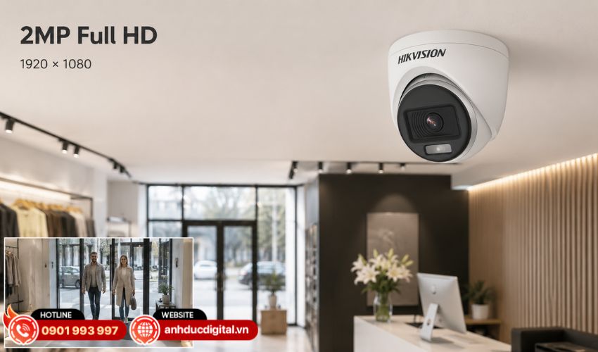 H&igrave;nh ảnh Full HD 2MP r&otilde; n&eacute;t