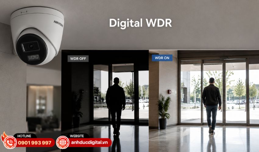 Digital WDR c&ugrave;ng nhiều c&ocirc;ng nghệ xử l&yacute; h&igrave;nh ảnh