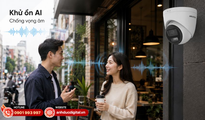Khử ồn AI v&agrave; chống vọng &acirc;m gi&uacute;p hội thoại r&otilde; hơn
