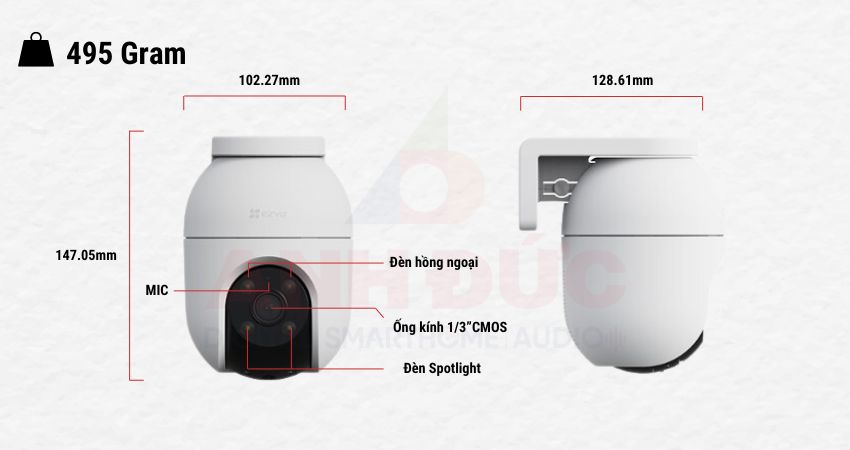 Camera WiFi Ezviz C8C