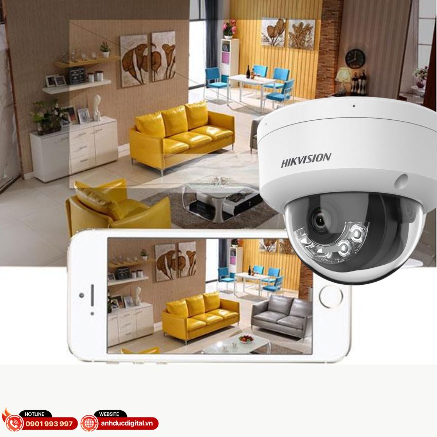 Camera IP Hikvision Bán cầu 4MP - Tích hợp micro DS-2CD1143G2-LIUF