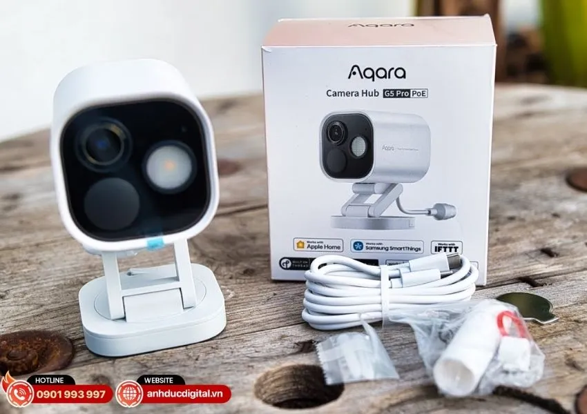 H&igrave;nh ảnh sắc n&eacute;t độ ph&acirc;n giải 2.6K v&agrave; cảm biến PIR của Aqara G5 Pro
