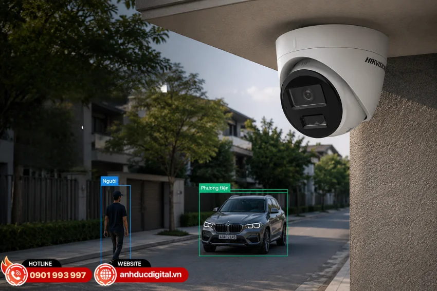 Hikvision DS-2CD1323G2-LIU được tích hợp công nghệ AI thông minh