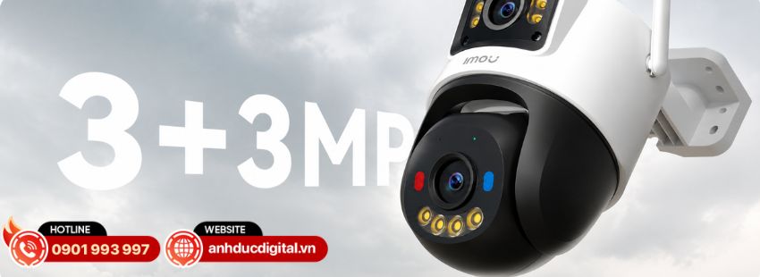 Hai ống k&iacute;nh của IPC-S7XCP-6M1TED-EU đều sử dụng cảm biến 3MP&nbsp;cho độ ph&acirc;n giải 2304 &times; 1296 pixel 
