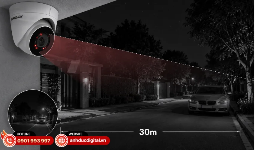 Hồng ngoại EXIR 2.0 quan sát ban đêm lên đến 30m