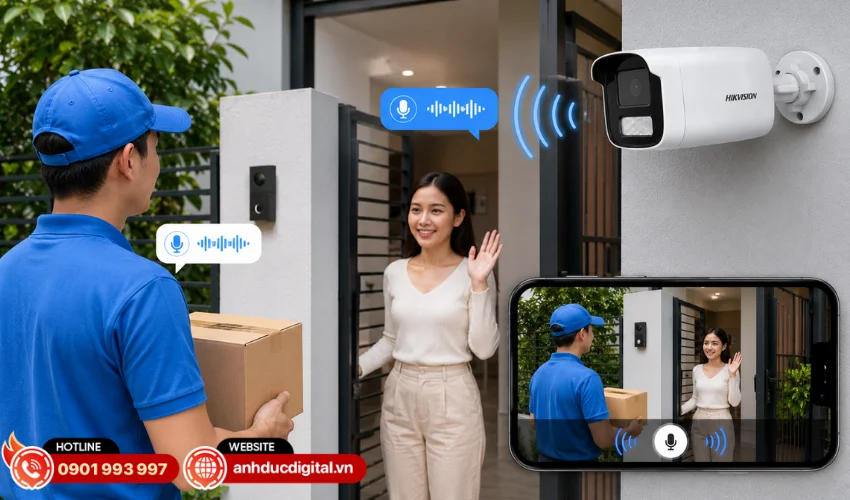 Tích hợp micro thu âm rõ ràng