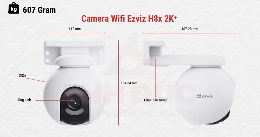 sản phẩm Camera Wifi Ezviz H8x 2K⁺