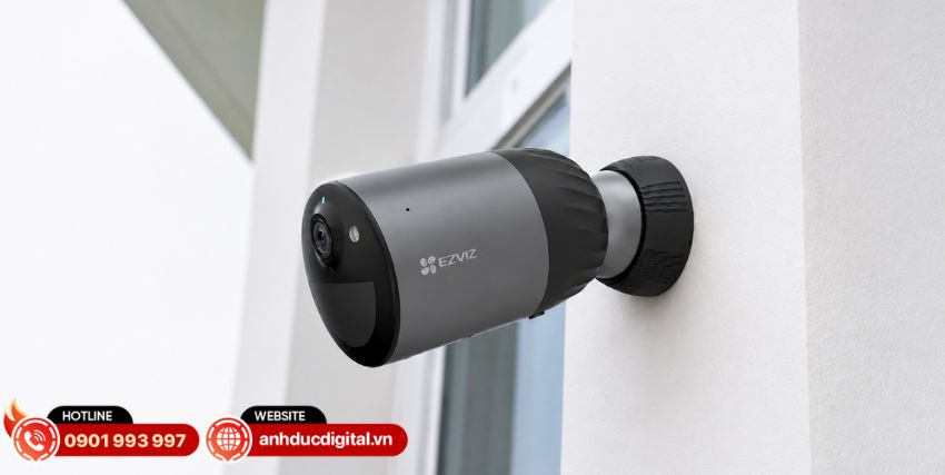 EZVIZ BC1C l&agrave; mẫu camera wifi d&ugrave;ng pin, hỗ trợ kết nối Wi-Fi 2.4GHz