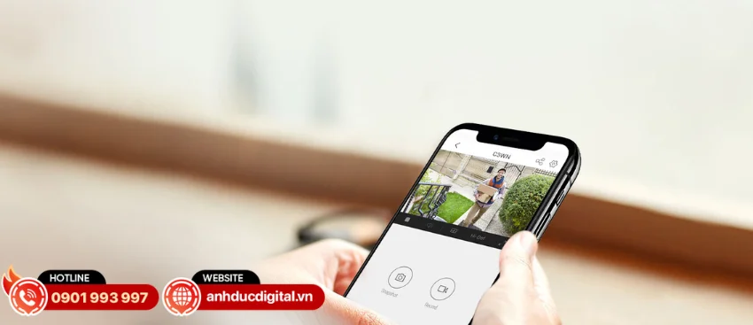 EZVIZ C3W được t&iacute;ch hợp micro gi&uacute;p ghi lại &acirc;m thanh tại khu vực gi&aacute;m s&aacute;t,