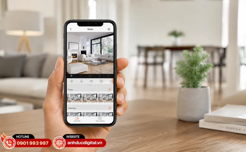 Camera WiFi EZVIZ C3W quản l&yacute; dễ d&agrave;ng qua ứng dụng EZVIZ