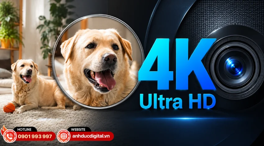 EZVIZ C6c 4K sở hữu độ ph&acirc;n giải 3840 &times; 2160 (Ultra HD 4K)