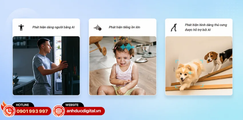 Camera WiFi EZVIZ C6c 4K t&iacute;ch hợp AI nhận diện người v&agrave; th&uacute; cưng