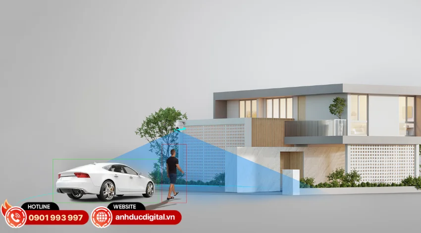 EZVIZ C8c 2K+ t&iacute;ch hợp AI gi&uacute;p nhận diện ch&iacute;nh x&aacute;c người v&agrave; phương tiện đang di chuyển