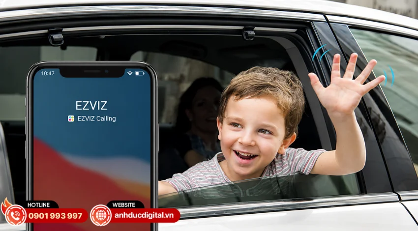 EZVIZ H3c 3K 5MP đàm thoại hai chiều và điều khiển bằng cử chỉ vẫy tay