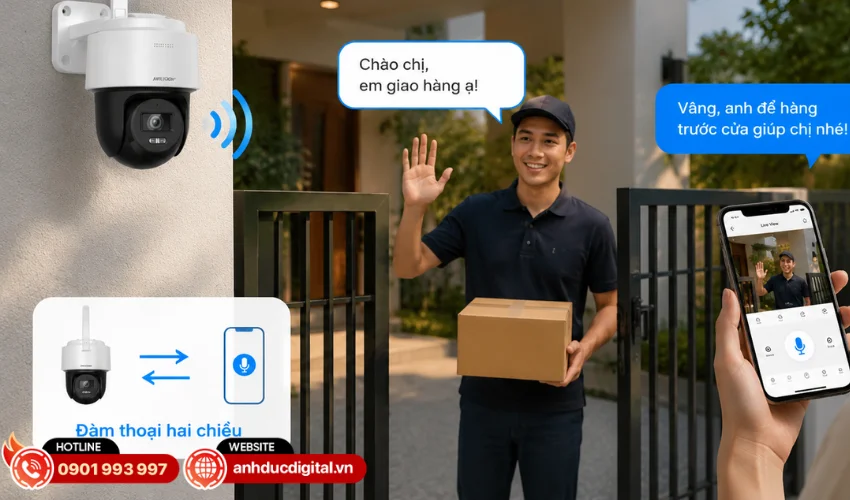 T&iacute;nh năng đ&agrave;m thoại hai chiều