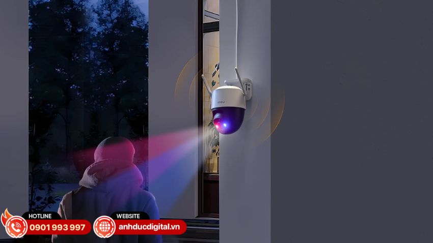 IPC-K7FP-8V0N có khả năng chủ động cảnh báo khi phát hiện sự kiện bất thường